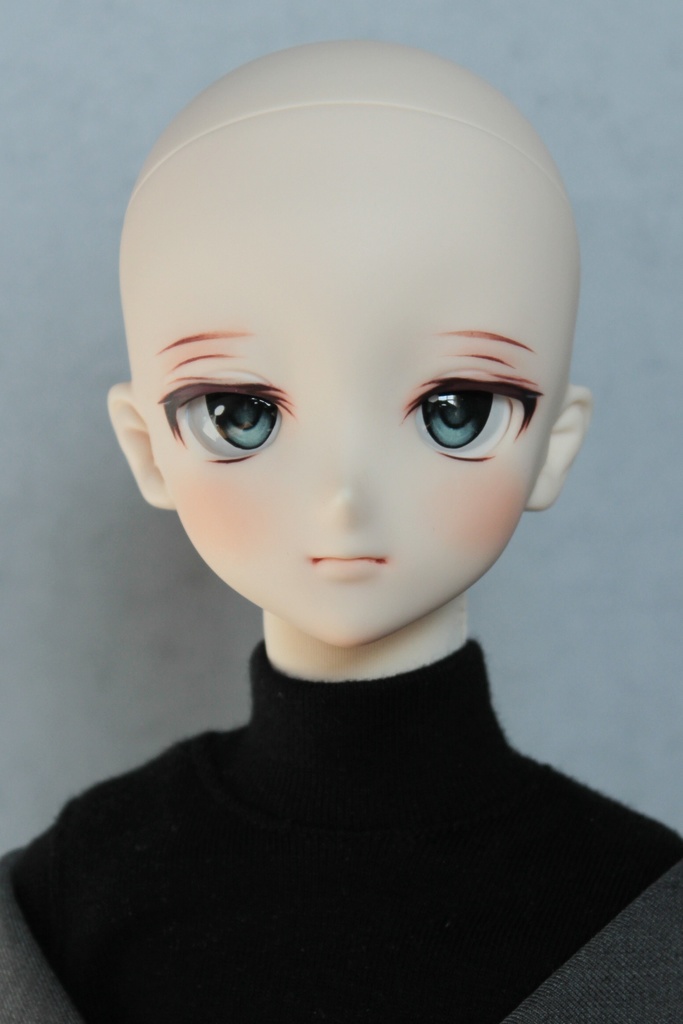 カスタムヘッドDDH-09 セミホワイトレジン盛り(難あり)+アイ