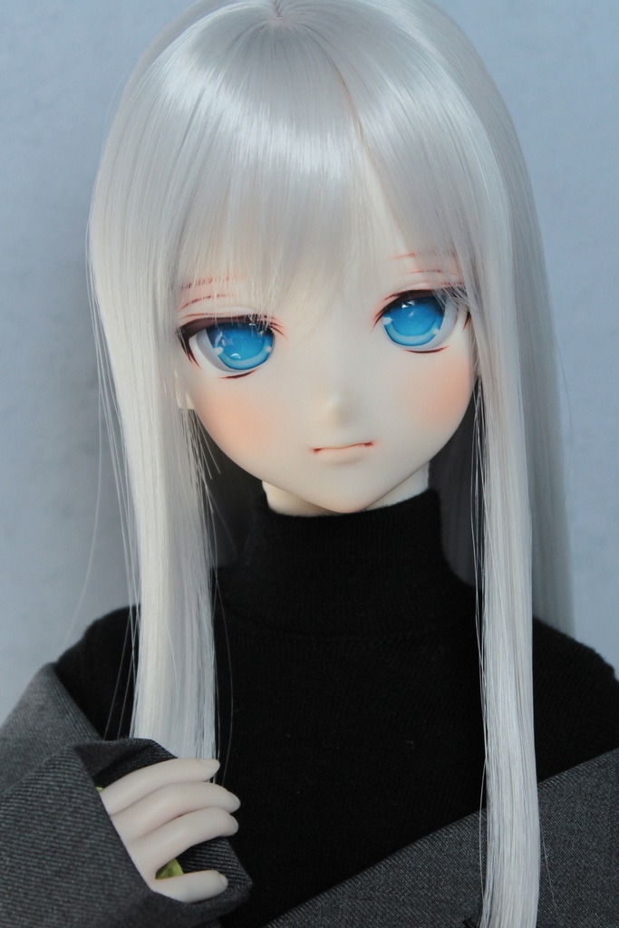 カスタムヘッドDDH-09 セミホワイトレジン盛り(難あり)+アイ