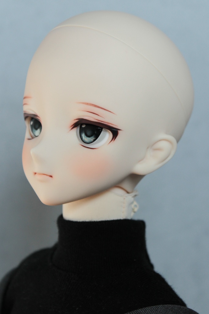 カスタムヘッドDDH-09 セミホワイトレジン盛り(難あり)+アイ