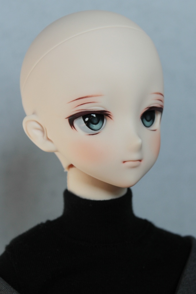 カスタムヘッドDDH-09 セミホワイトレジン盛り(難あり)+アイ