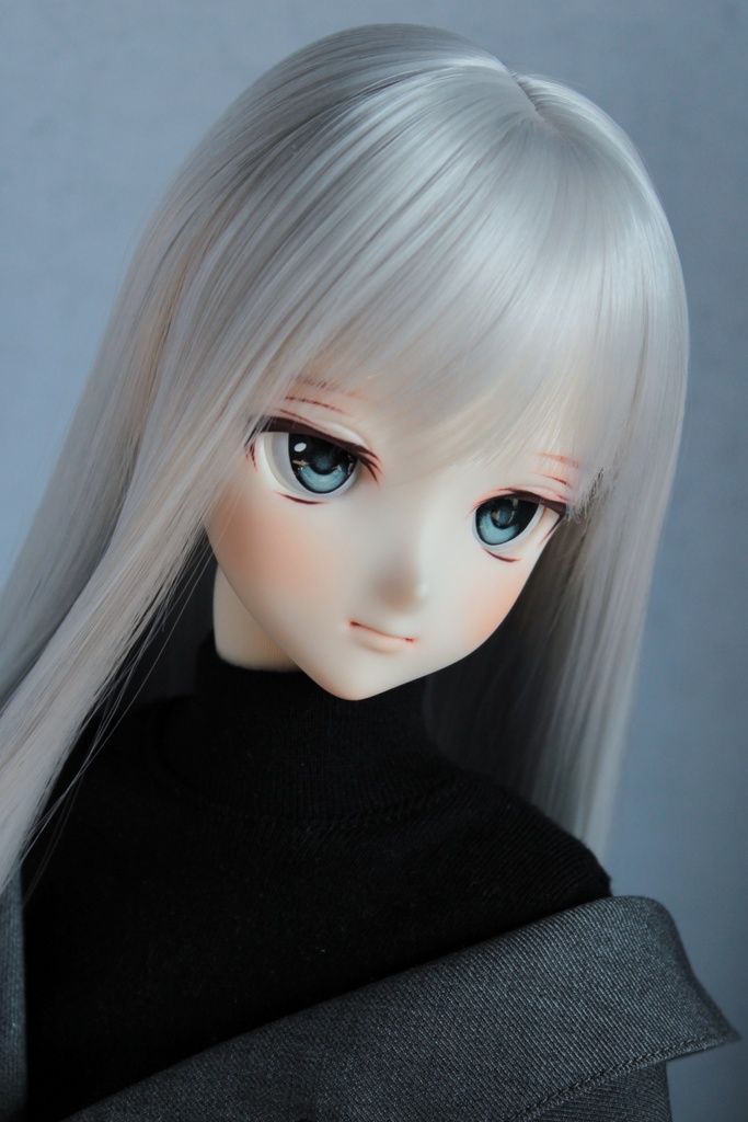 カスタムヘッドDDH-09 セミホワイトレジン盛り(難あり)+アイ