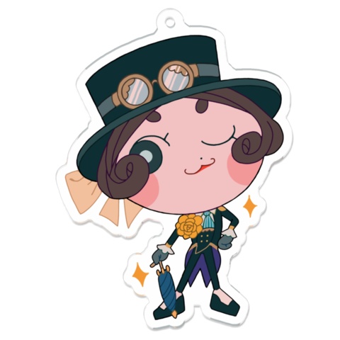 おしゃちびアクリルキーホルダー