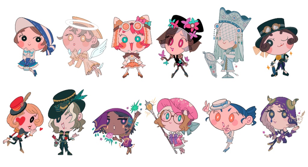 おしゃちびアクリルキーホルダー