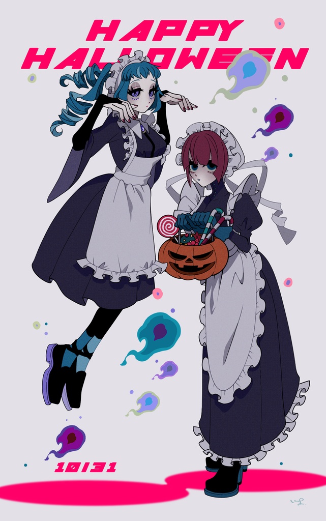 GIRLSステッカー　ハロウィンVer.