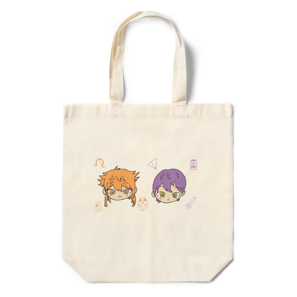 ⚔✌️🦊エコバッグ