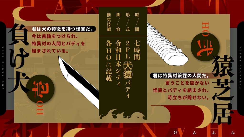 エモクロアTRPG「喧炎」