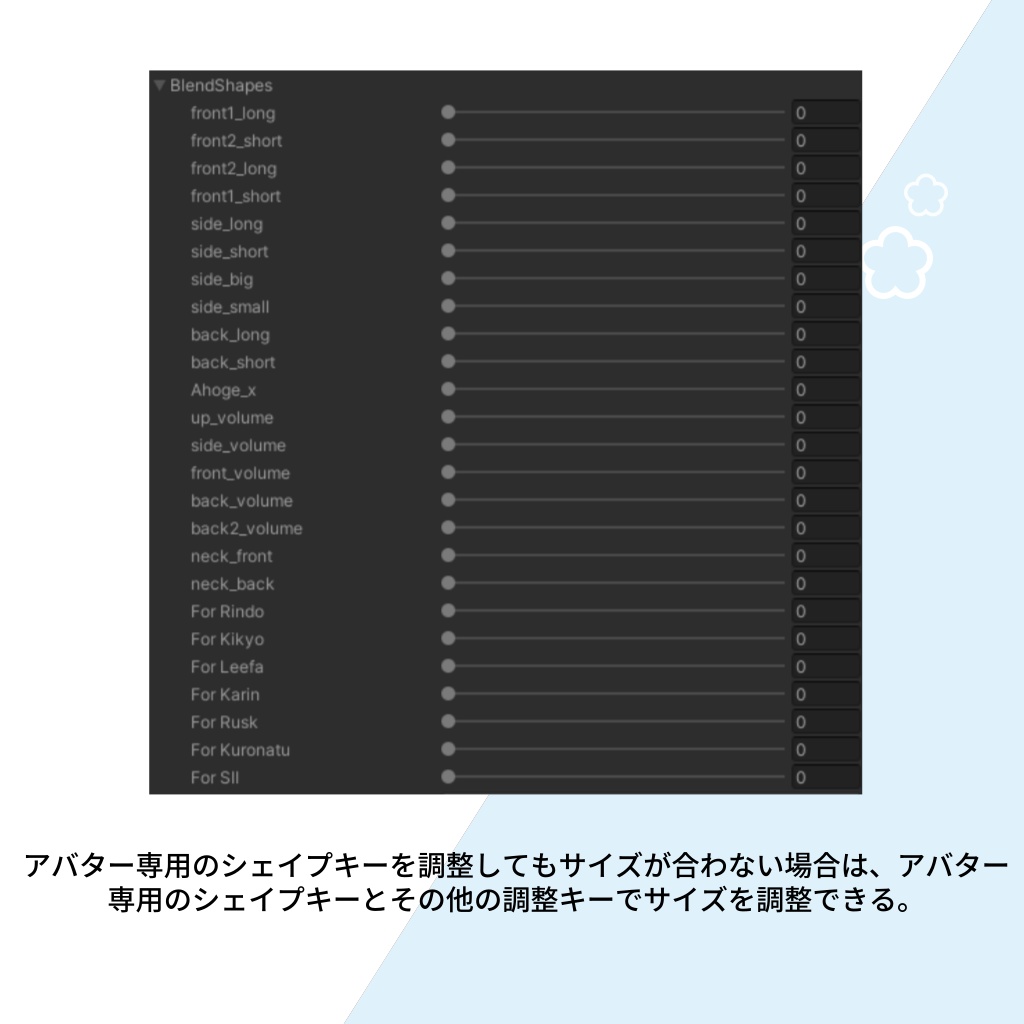 【パーマロングヘア】 VRC用 Curly long hair