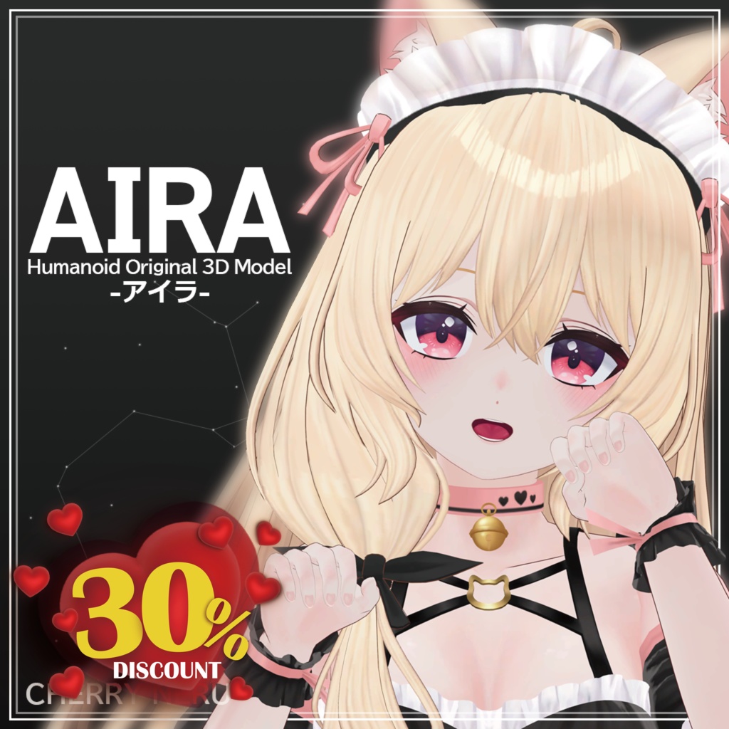 オリジナル3dモデル 「アイラ」 -Aira- 아이라
