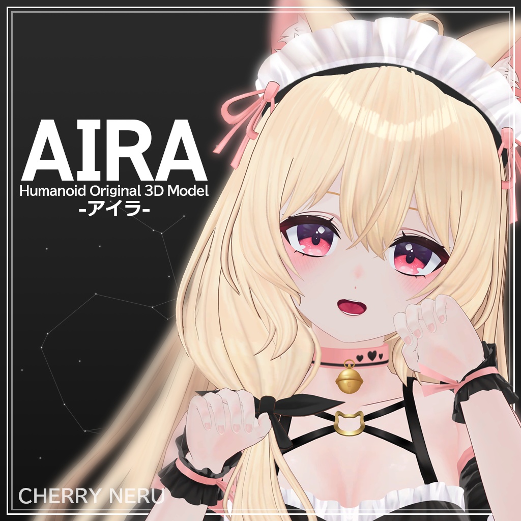 オリジナル3dモデル 「アイラ」 -Aira- 아이라