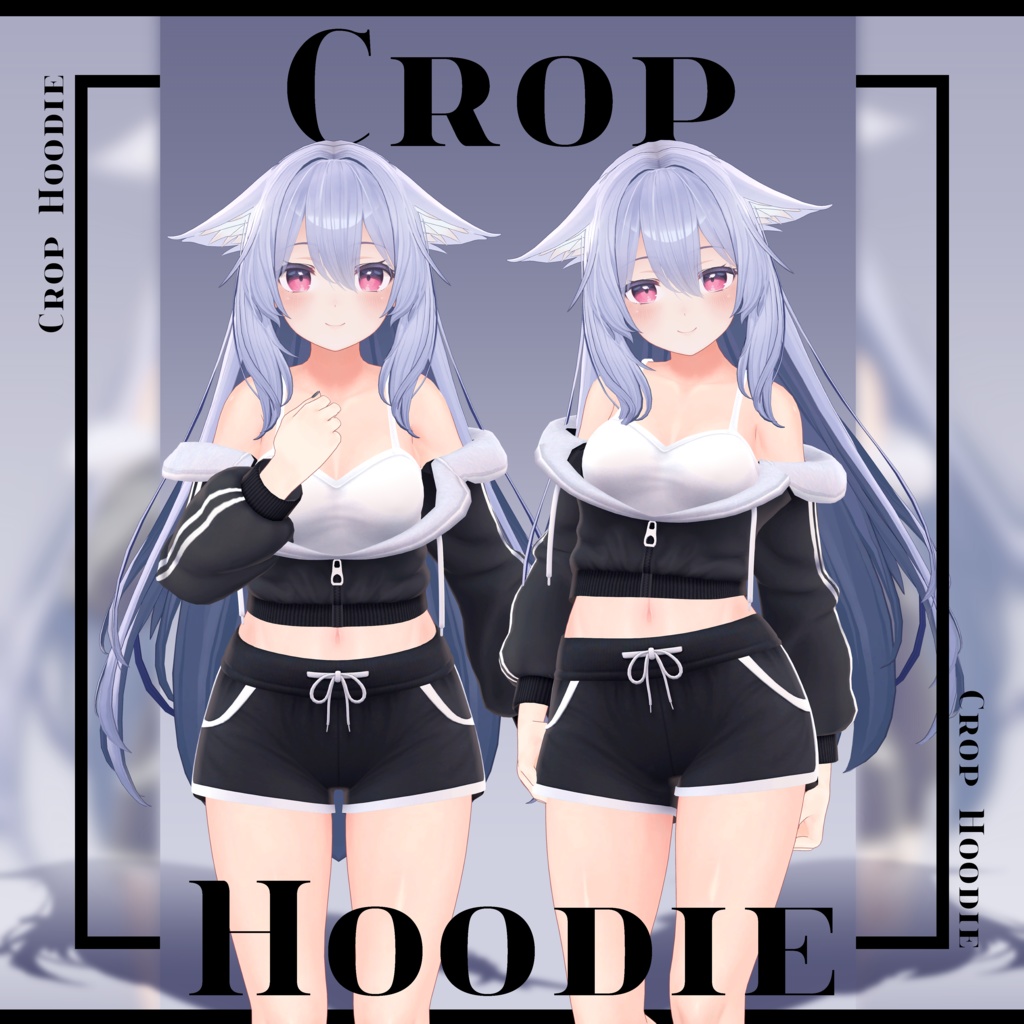 【PB対応】Kikyo Crop Hoodie