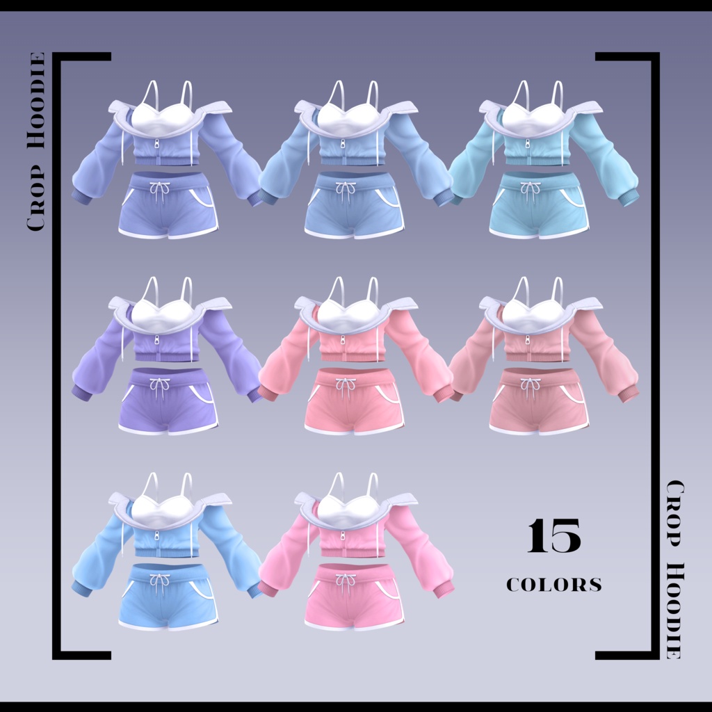 【PB対応】Kikyo Crop Hoodie