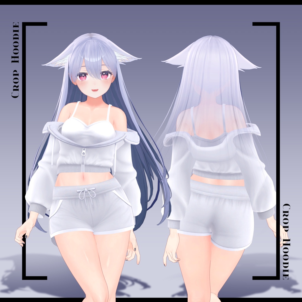 【PB対応】Kikyo Crop Hoodie