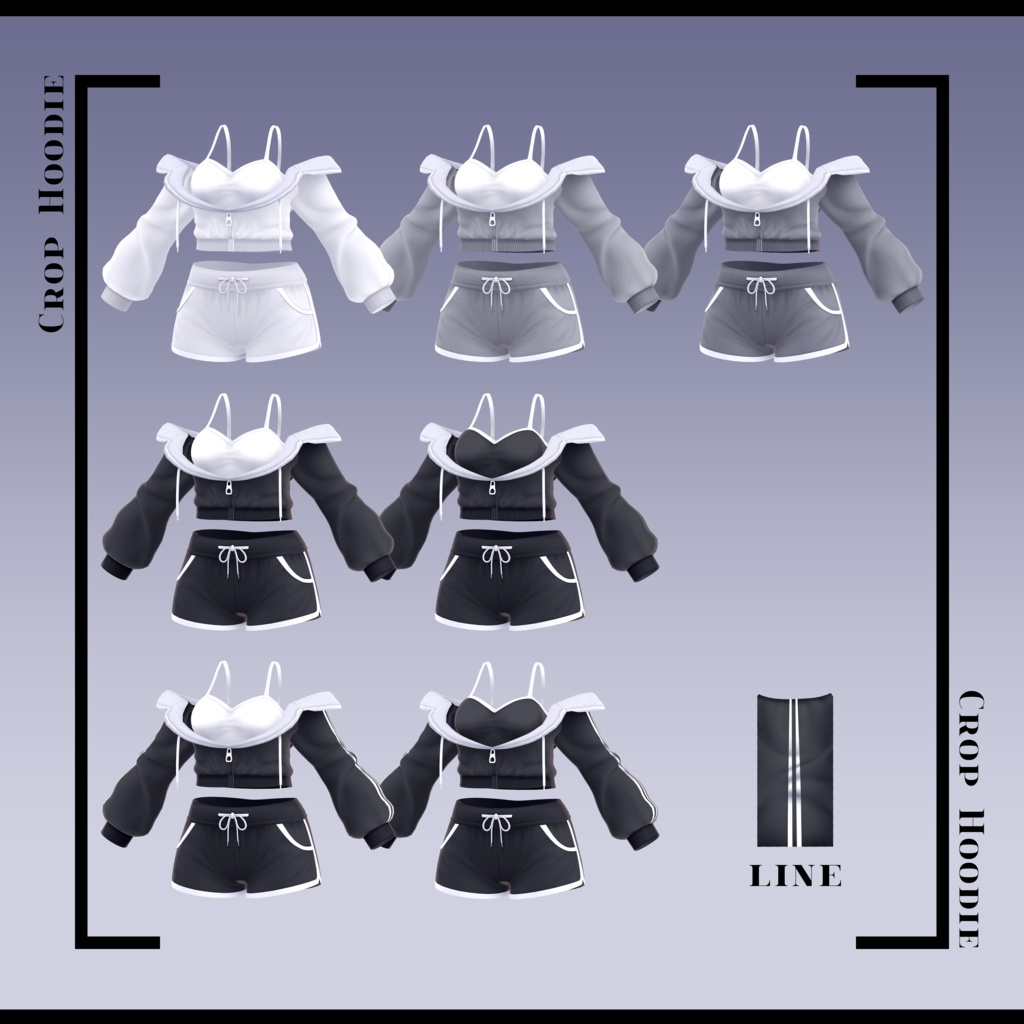 【PB対応】Kikyo Crop Hoodie