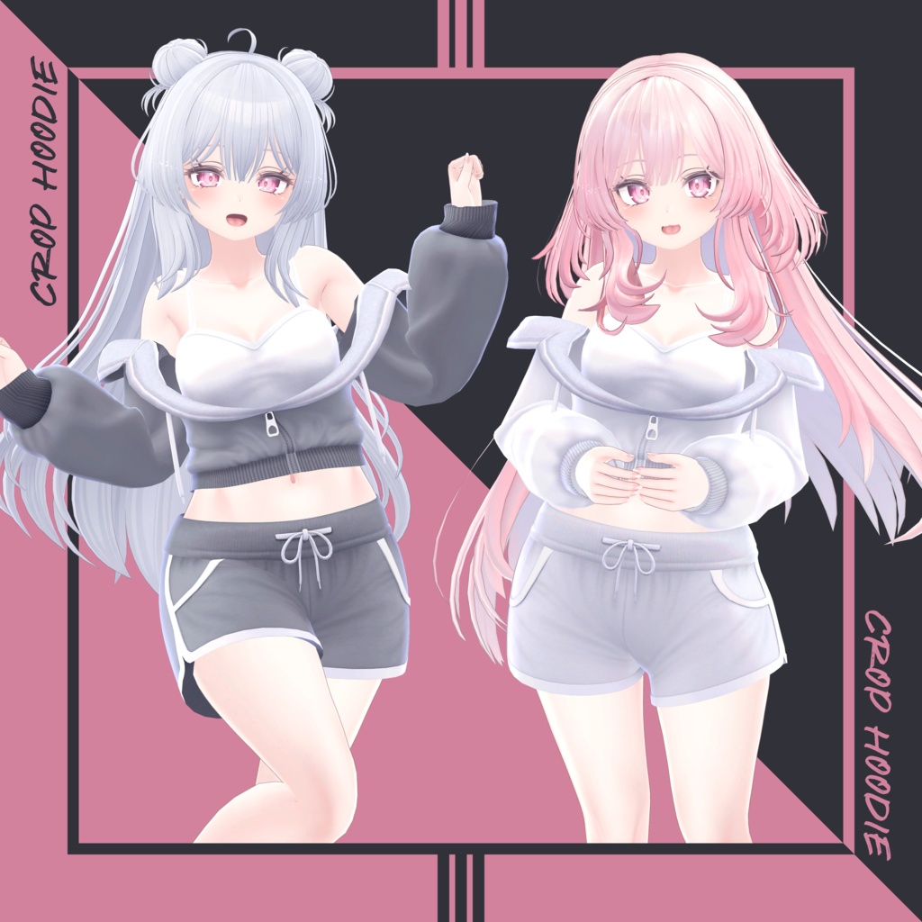 【PB対応】Selestia Crop Hoodie