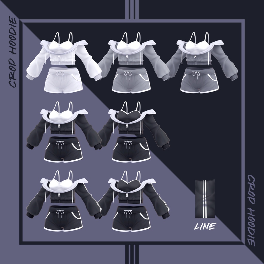 【PB対応】Selestia Crop Hoodie