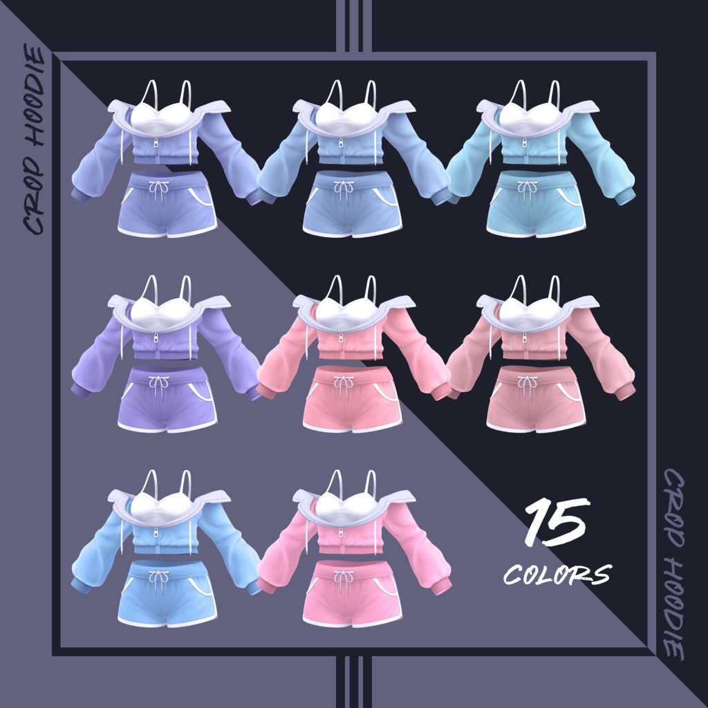 【PB対応】Selestia Crop Hoodie