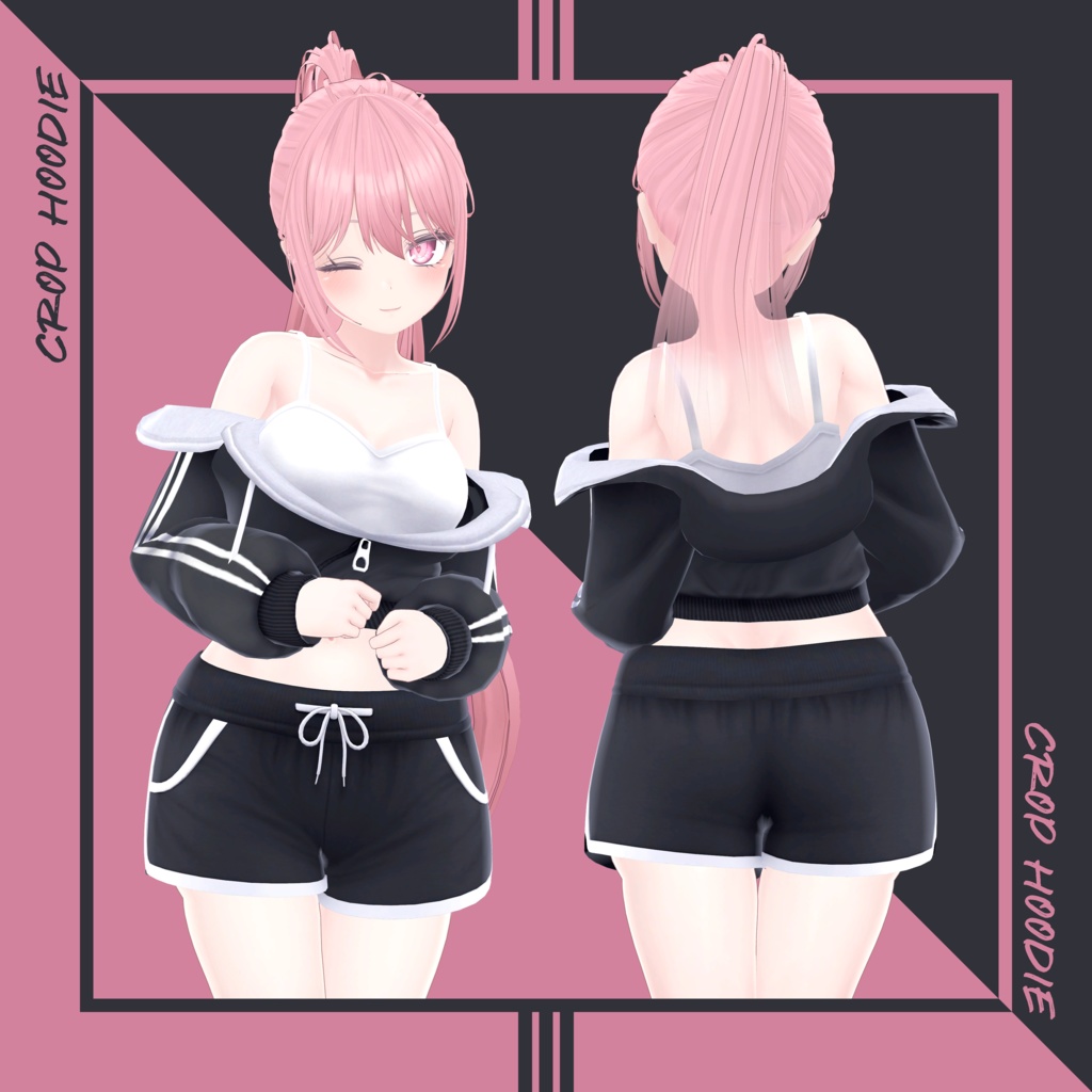 【PB対応】Selestia Crop Hoodie