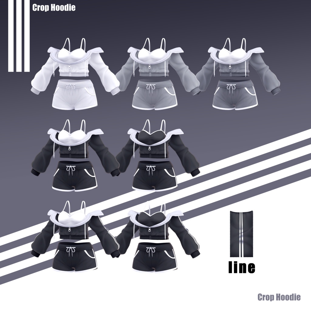 【PB対応】Maya Crop Hoodie