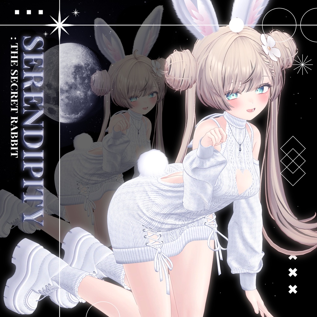 【11アバター対応】🐇Serendipity : The Secret Rabbit🐇