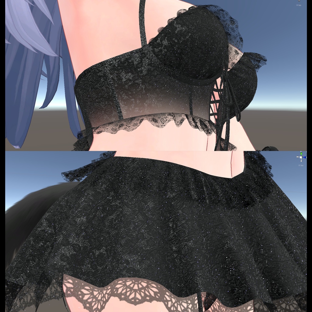 【5アバター対応】Scarlett : Cat under the moonlight