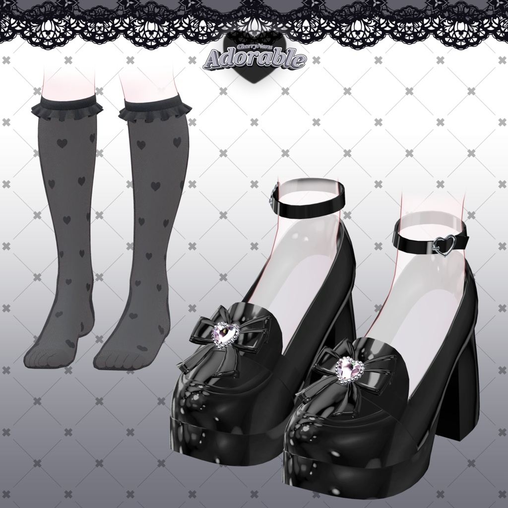 【6アバター対応】🎀Adorable 🎀