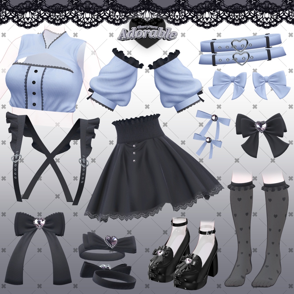 【6アバター対応】🎀Adorable 🎀