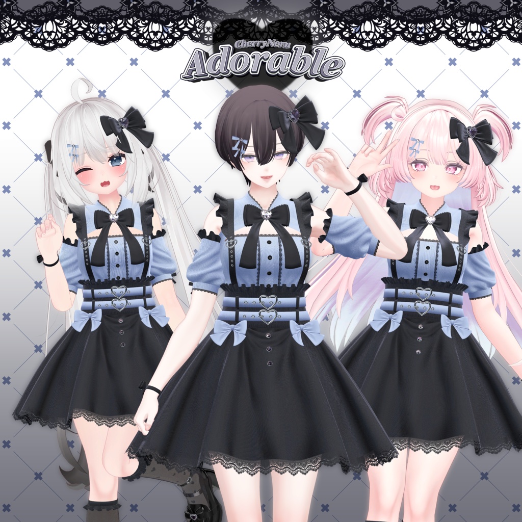 【6アバター対応】🎀Adorable 🎀