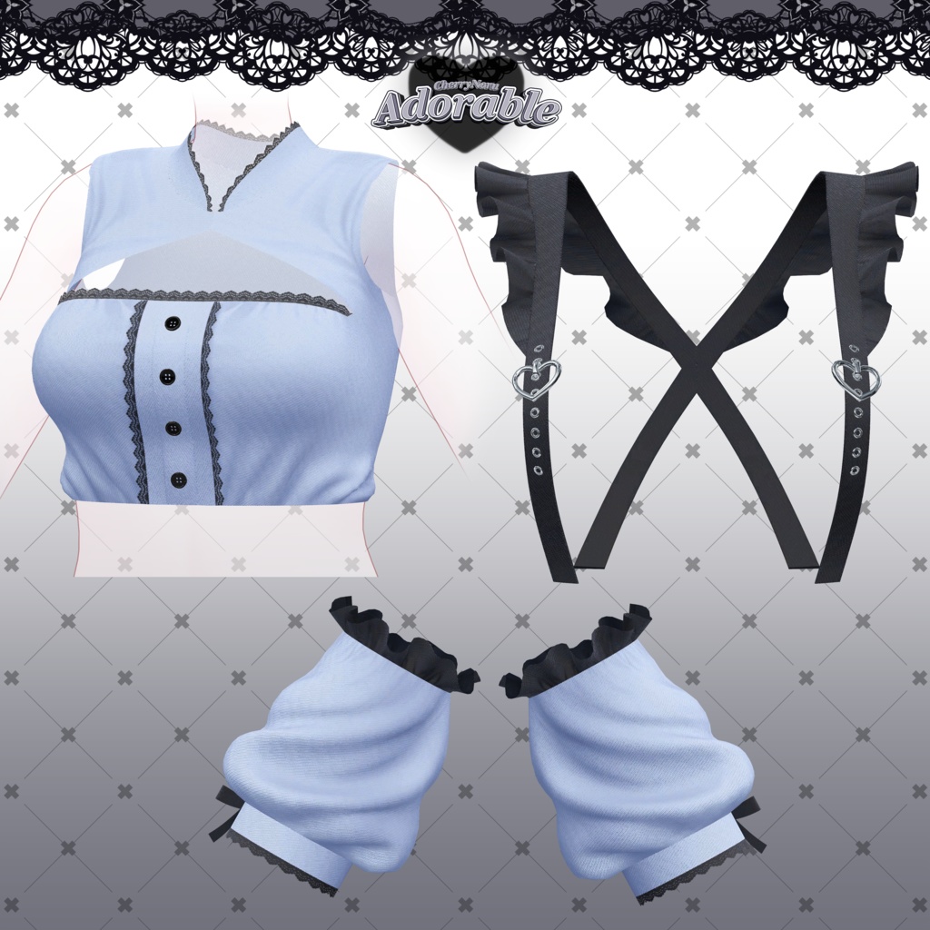 【6アバター対応】🎀Adorable 🎀