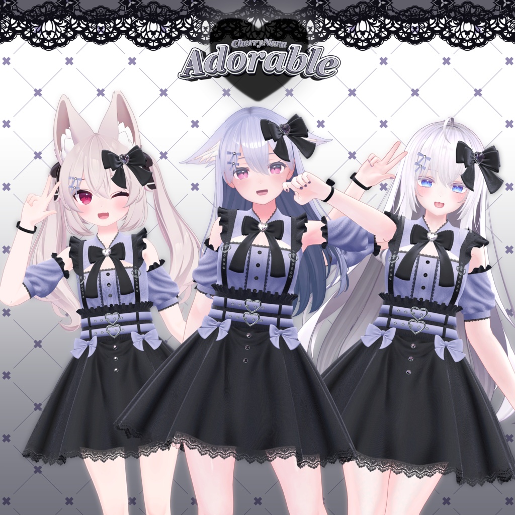 【6アバター対応】🎀Adorable 🎀