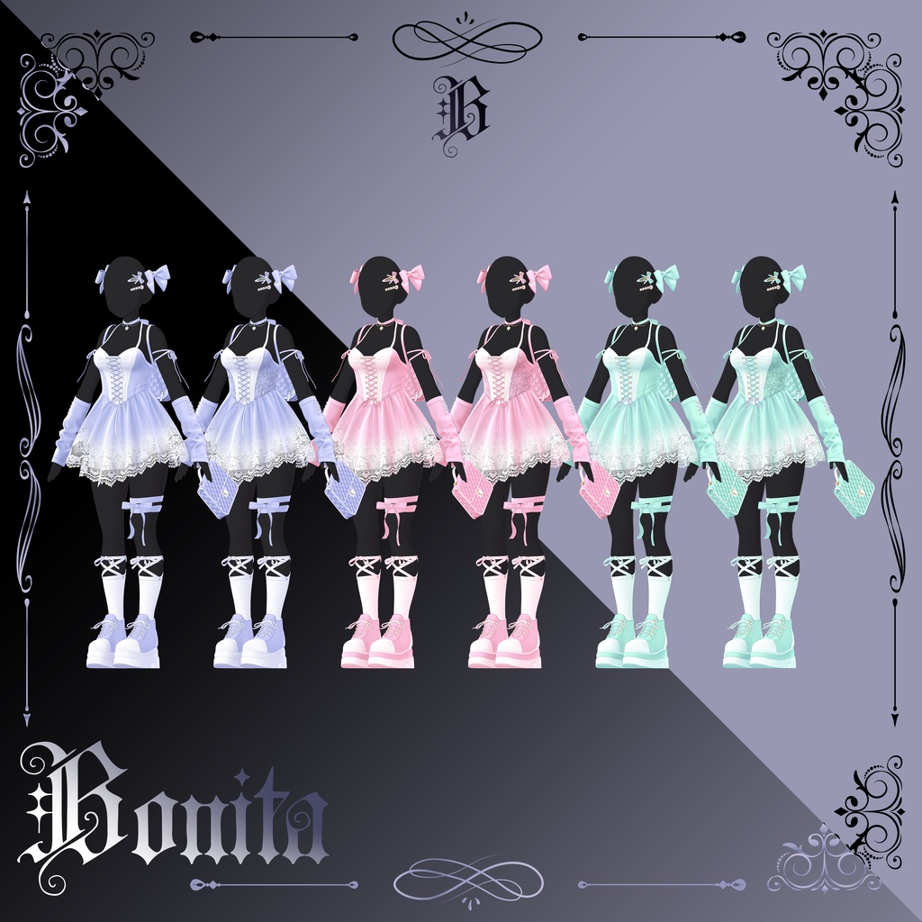 【7アバター対応】🖤Bonita🖤