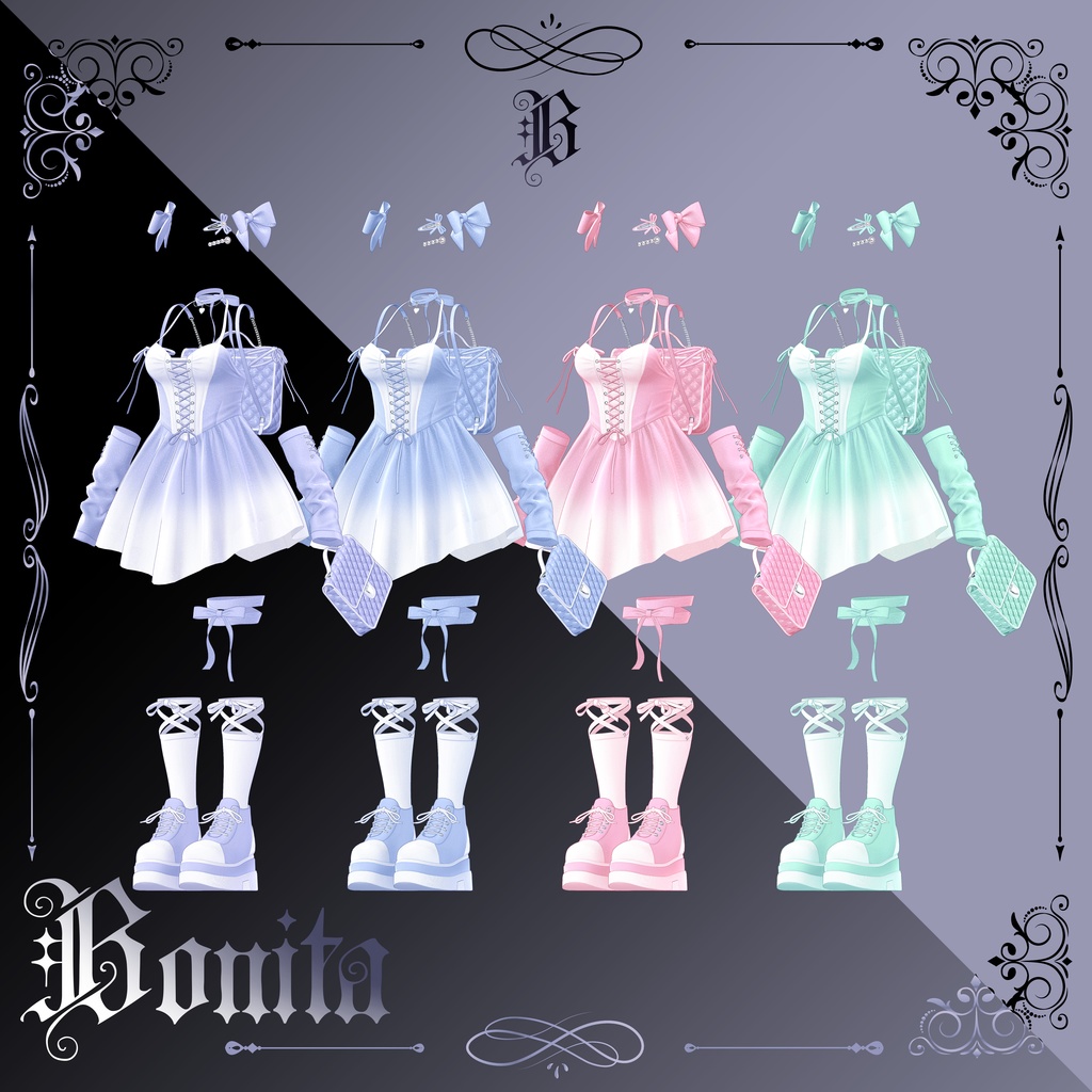 【7アバター対応】🖤Bonita🖤