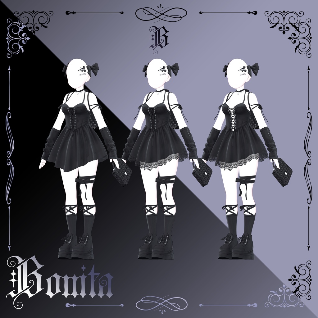 【7アバター対応】🖤Bonita🖤