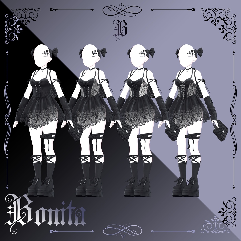 【7アバター対応】🖤Bonita🖤