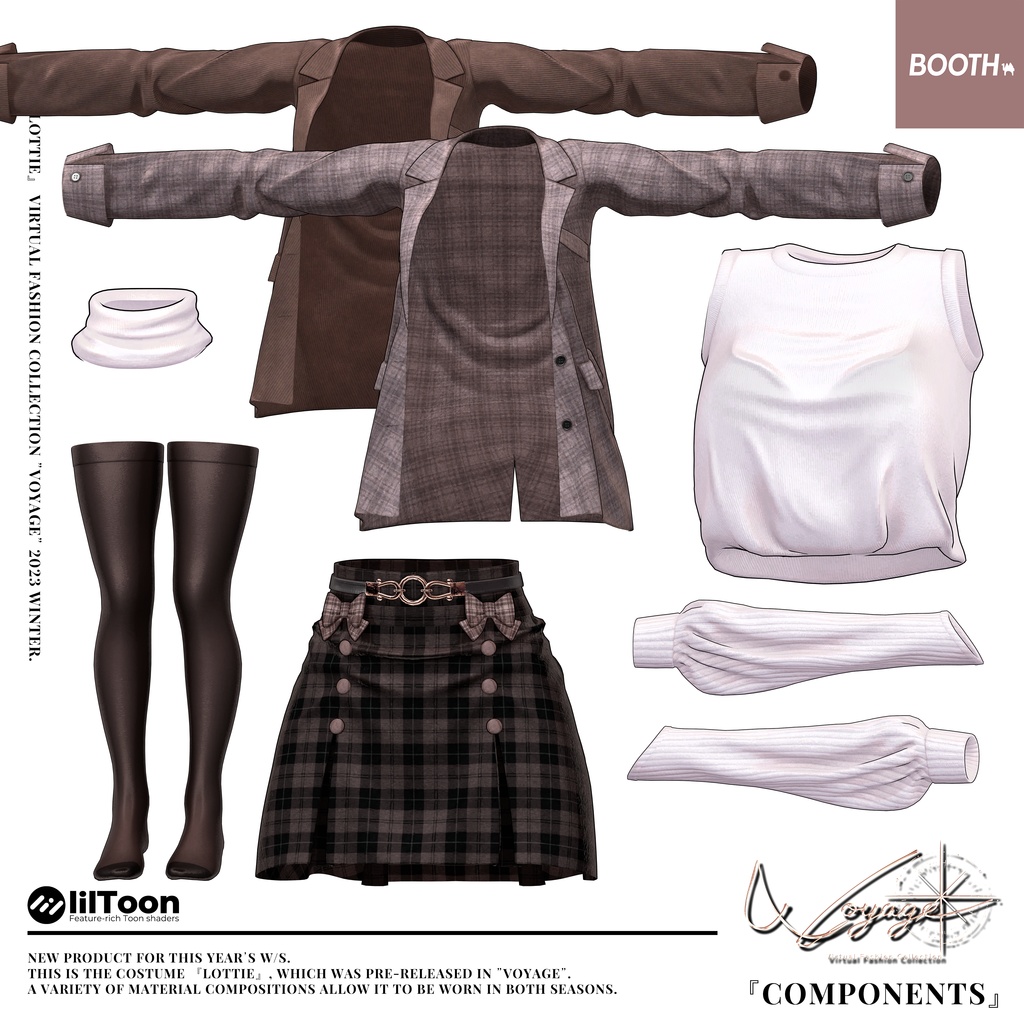 【7アバター対応】✨Lottie✨Voyage出展衣装