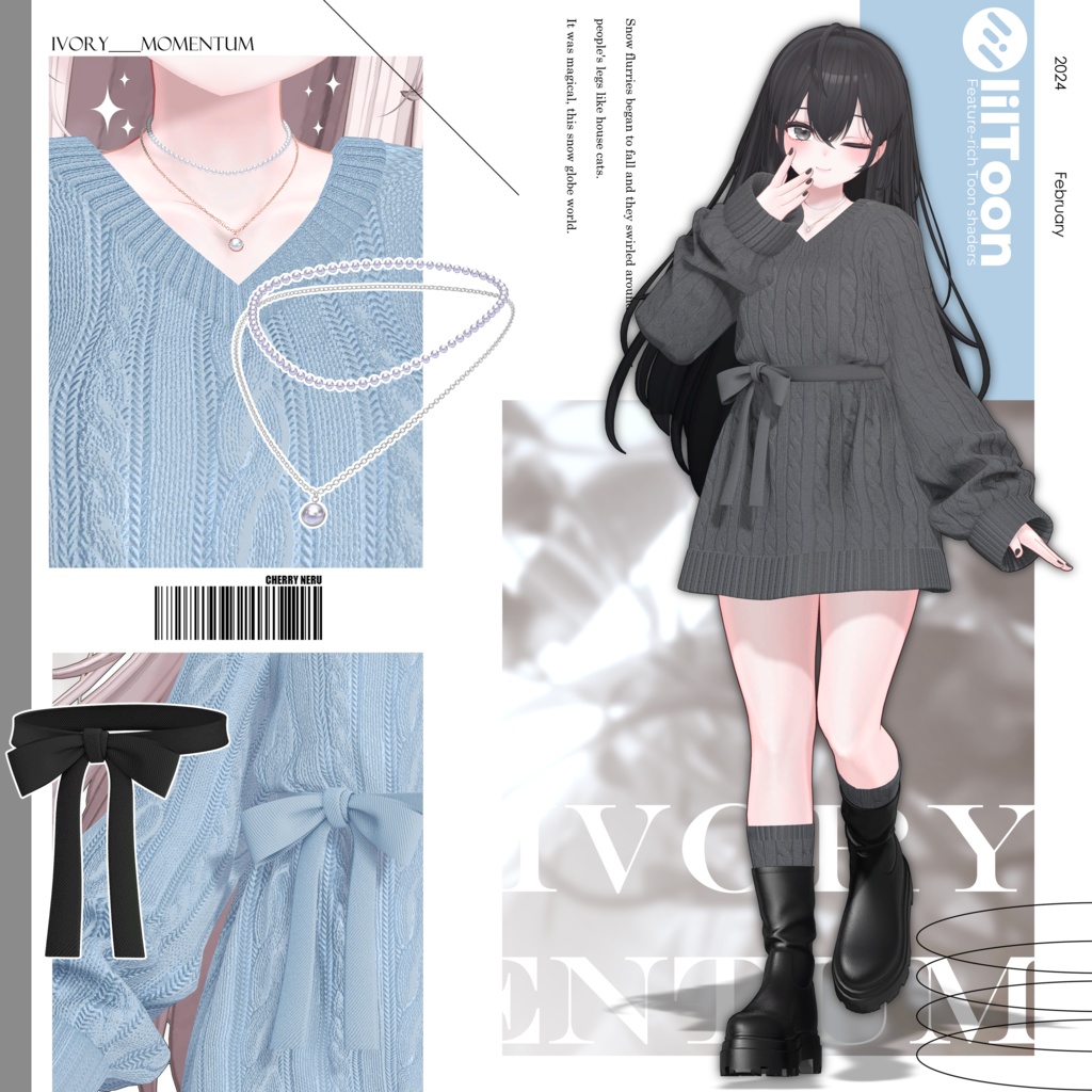 【6アバター対応】✨Ivory_Momentum✨