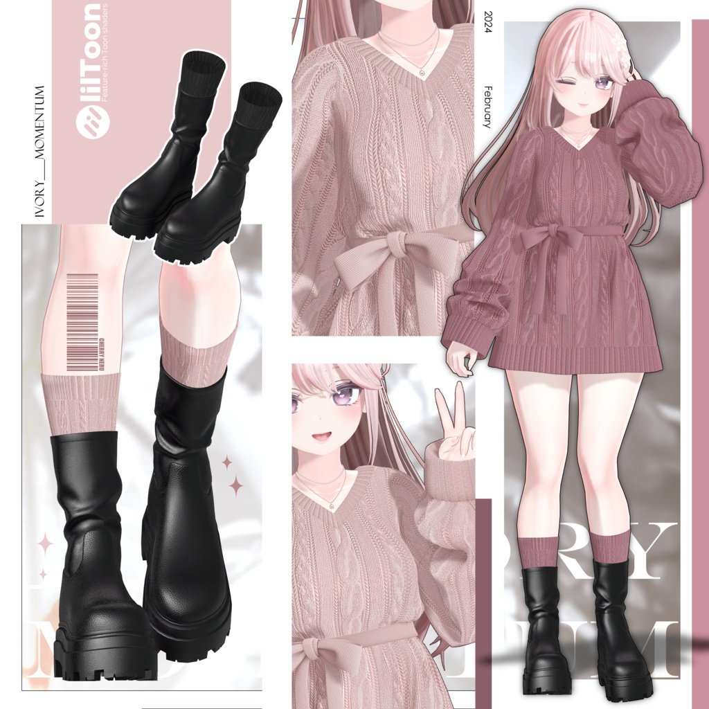 【6アバター対応】✨Ivory_Momentum✨