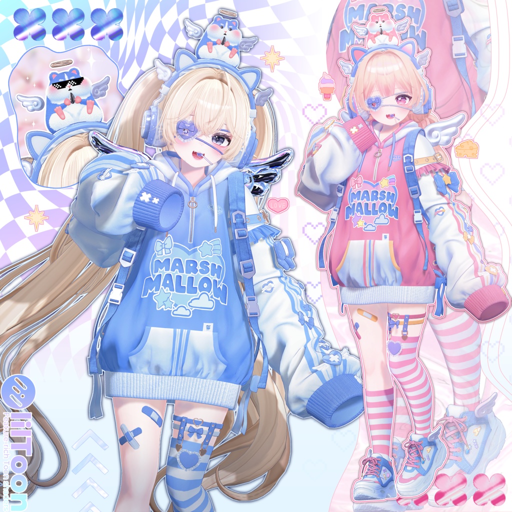 【8アバター対応】🍭Marshmallow🍭