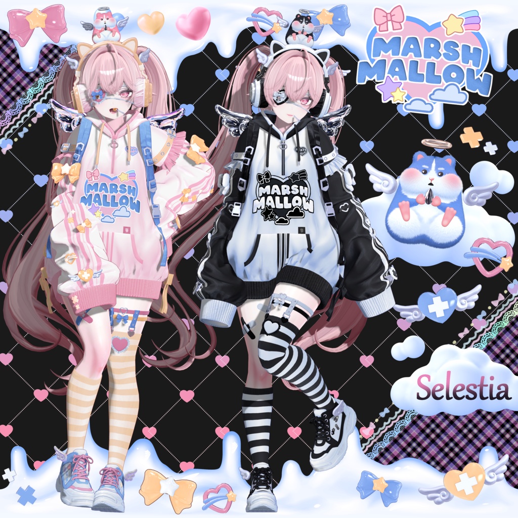 【8アバター対応】🍭Marshmallow🍭