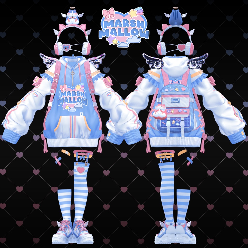 【8アバター対応】🍭Marshmallow🍭