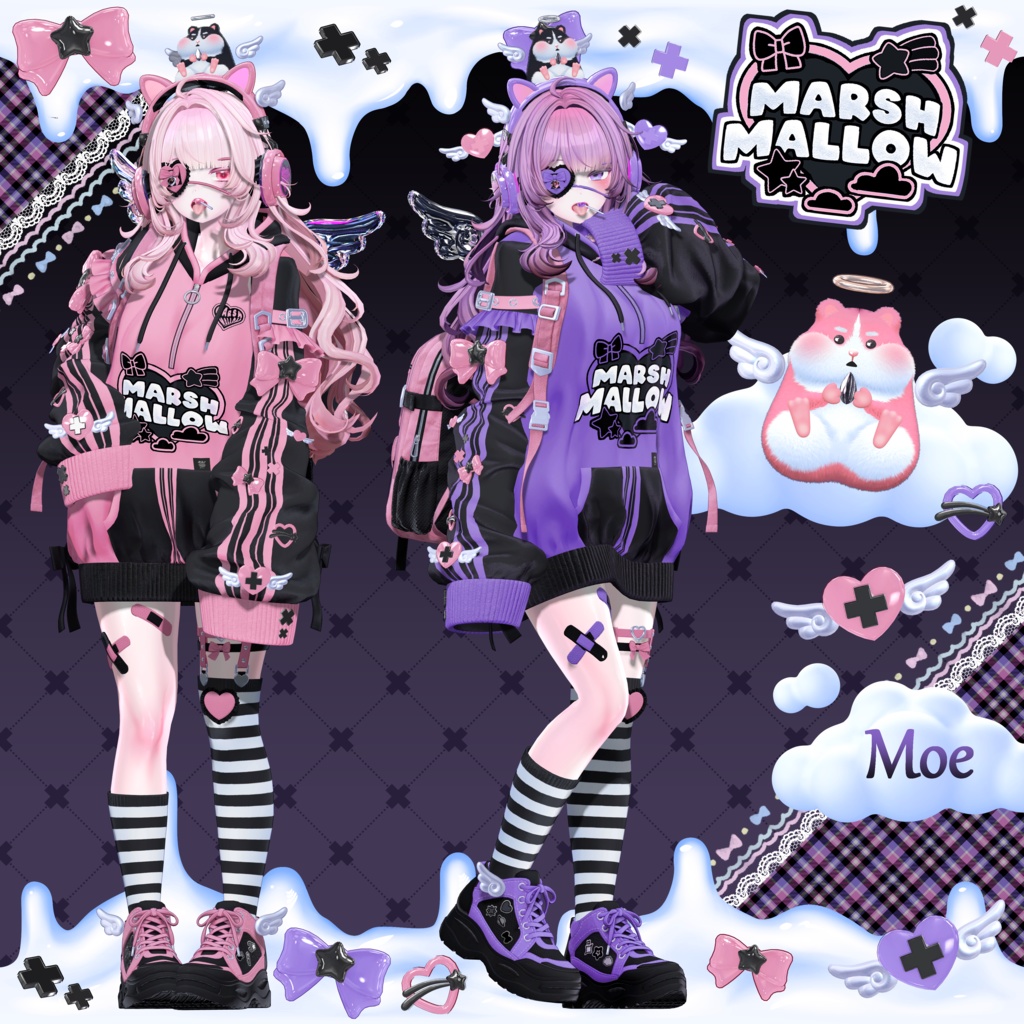 【8アバター対応】🍭Marshmallow🍭