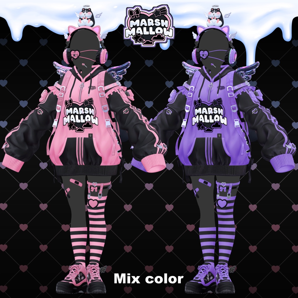 【8アバター対応】🍭Marshmallow🍭