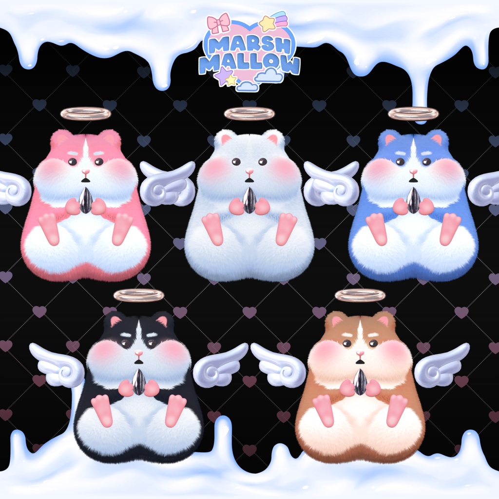 【8アバター対応】🍭Marshmallow🍭