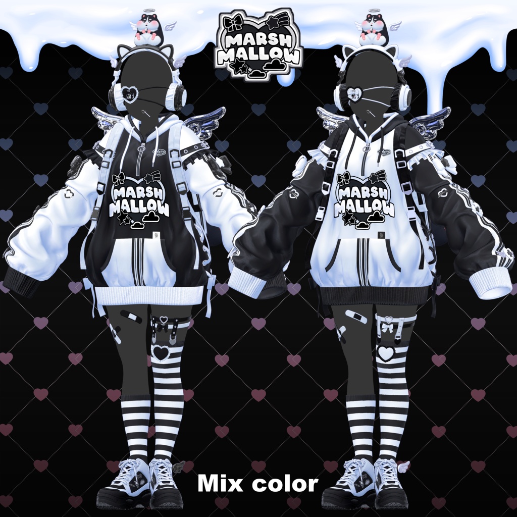 【8アバター対応】🍭Marshmallow🍭