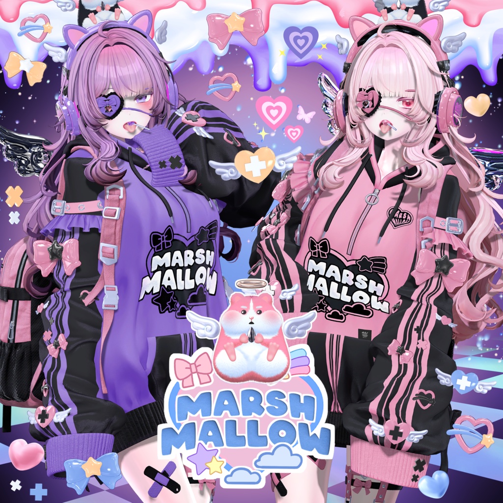 【8アバター対応】🍭Marshmallow🍭