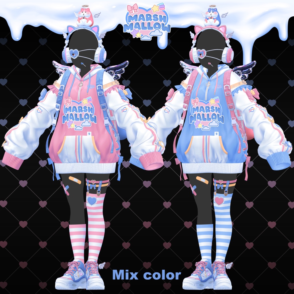 【8アバター対応】🍭Marshmallow🍭