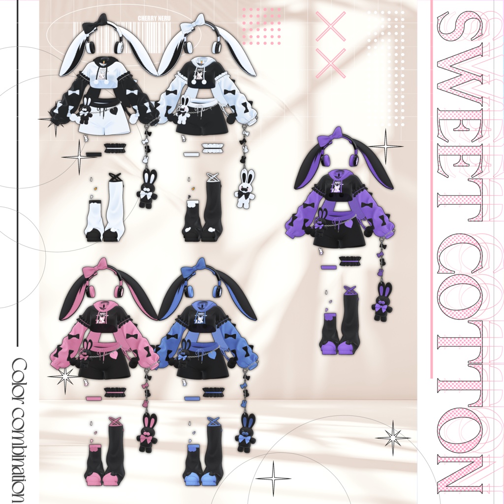 【8アバター対応】🐇Sweet_Cotton🐇
