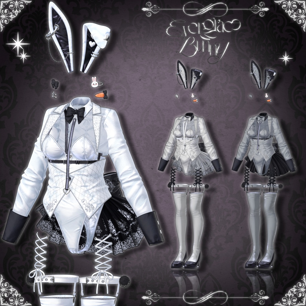 【7アバター対応】🐇Evergrace_Bunny🐇