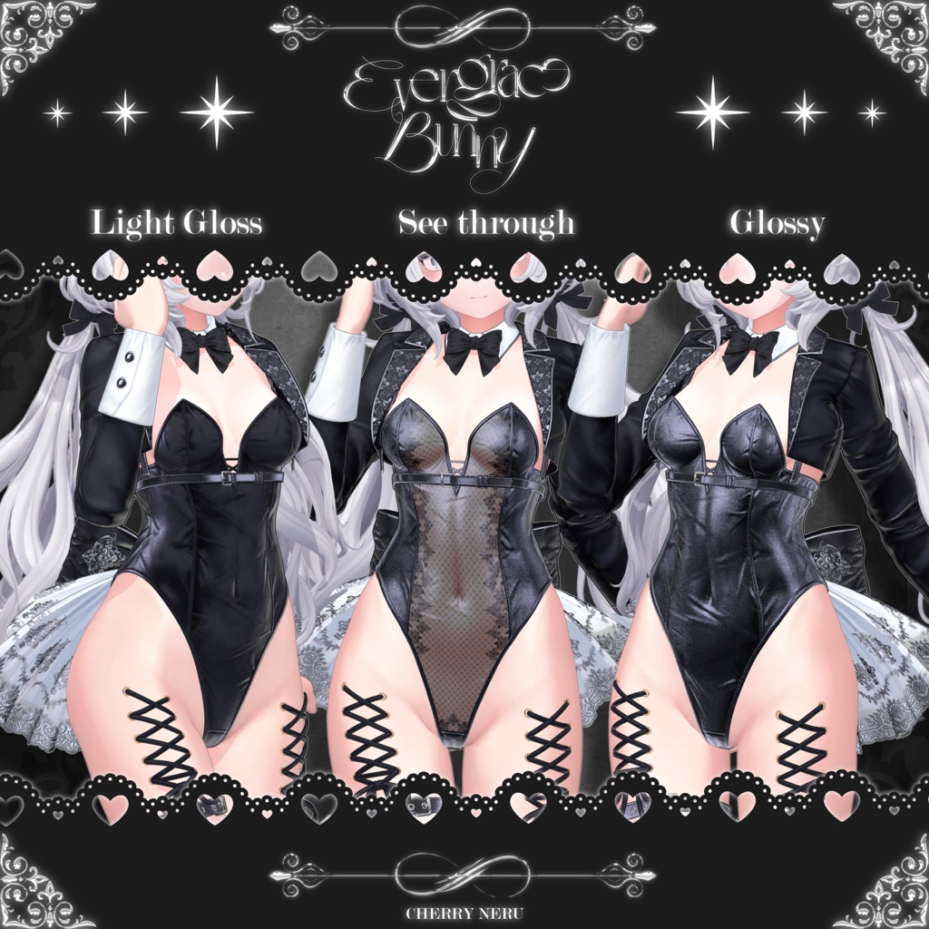 【7アバター対応】🐇Evergrace_Bunny🐇