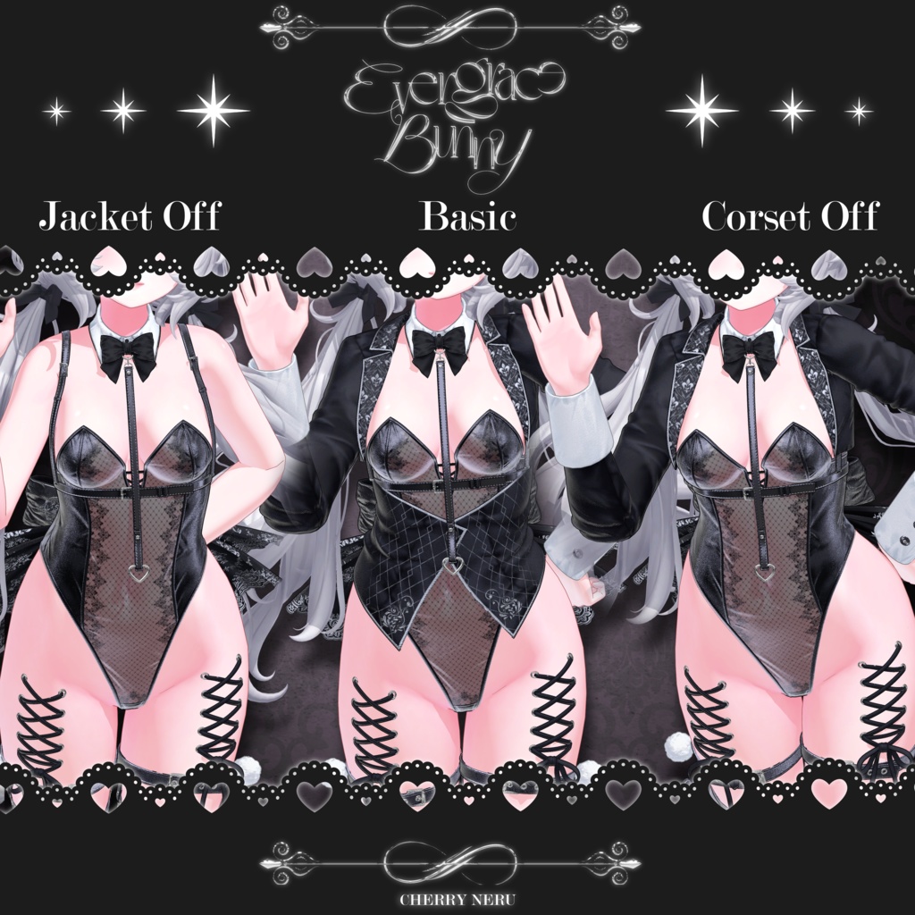 【7アバター対応】🐇Evergrace_Bunny🐇