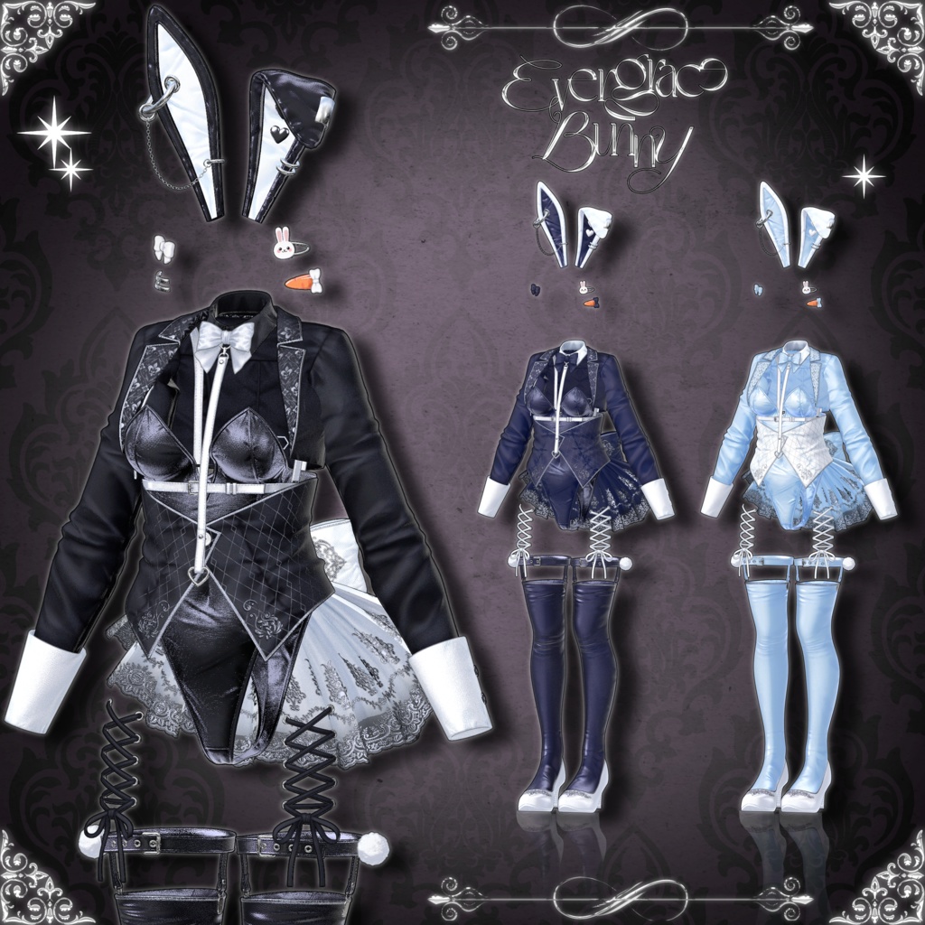 【7アバター対応】🐇Evergrace_Bunny🐇
